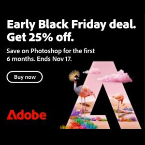 Adobe early black friday deal.