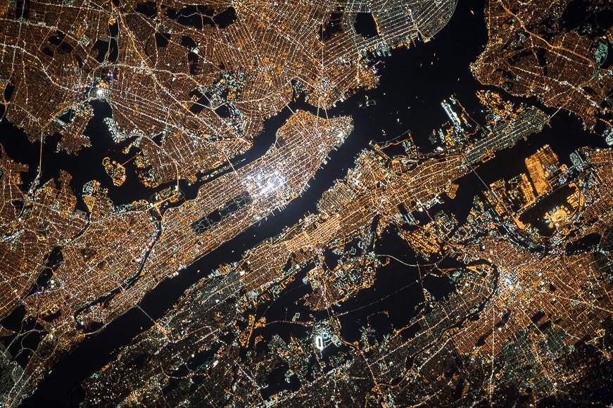 Satellite image by NASA.