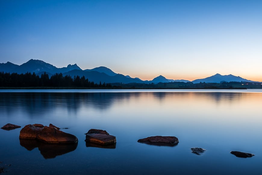 Some types of photographers prefer shooting at blue hour.